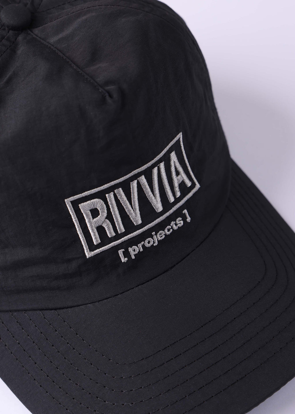 Rivvia Projects Box Logo Cap in BLACK