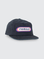 Thrills Co Built To Win 5 Panel Cap - Black in Black
