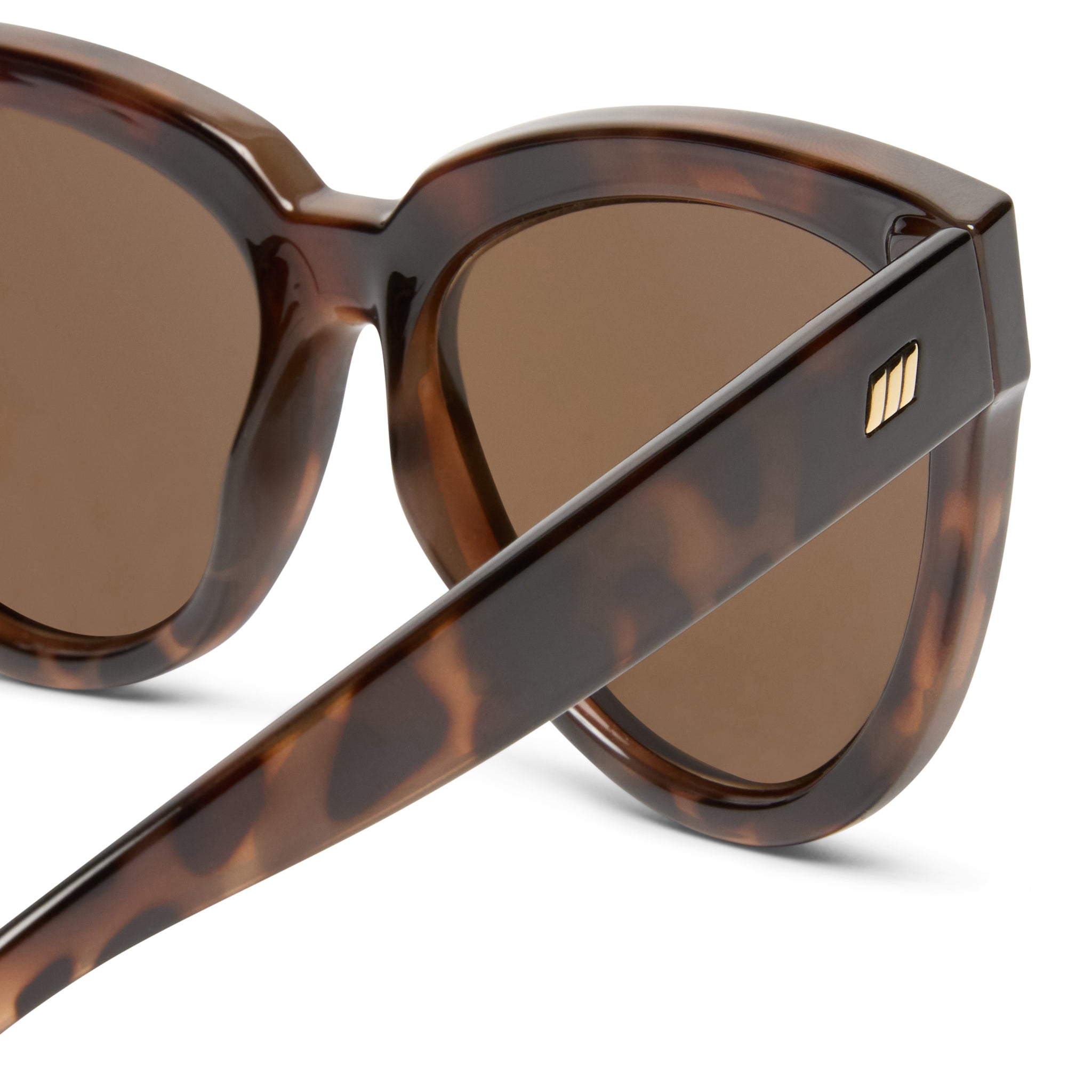 Le Specs LIAR LAIR VOLCANIC TORT in BROWN MONO
