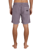 Billabong Mens All Day Overdye Layback 17" Boardshorts in Steel Purple