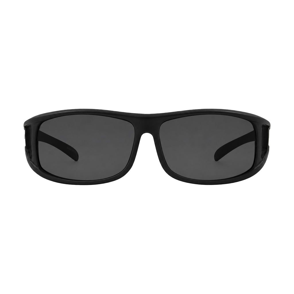 Carve THE OBJECTIVE WITH MATTE BLACK FRAME AND GREY POLARIZED LENS in Single