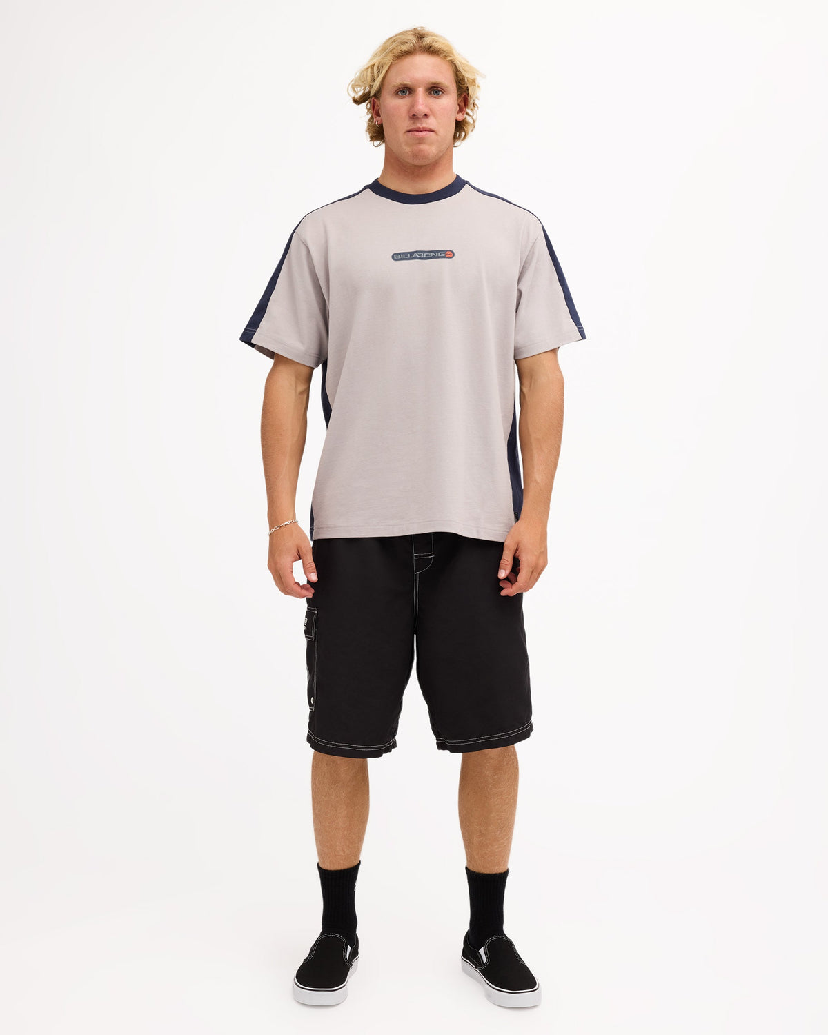 Billabong Mens Spec Iconic T-Shirt in ASH