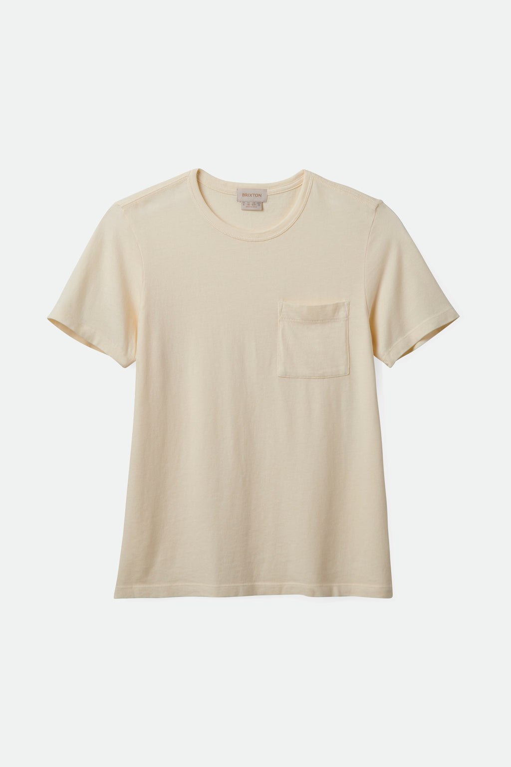 Brixton Carefree Organic Gd Perfect Te in WHITE SMOKE