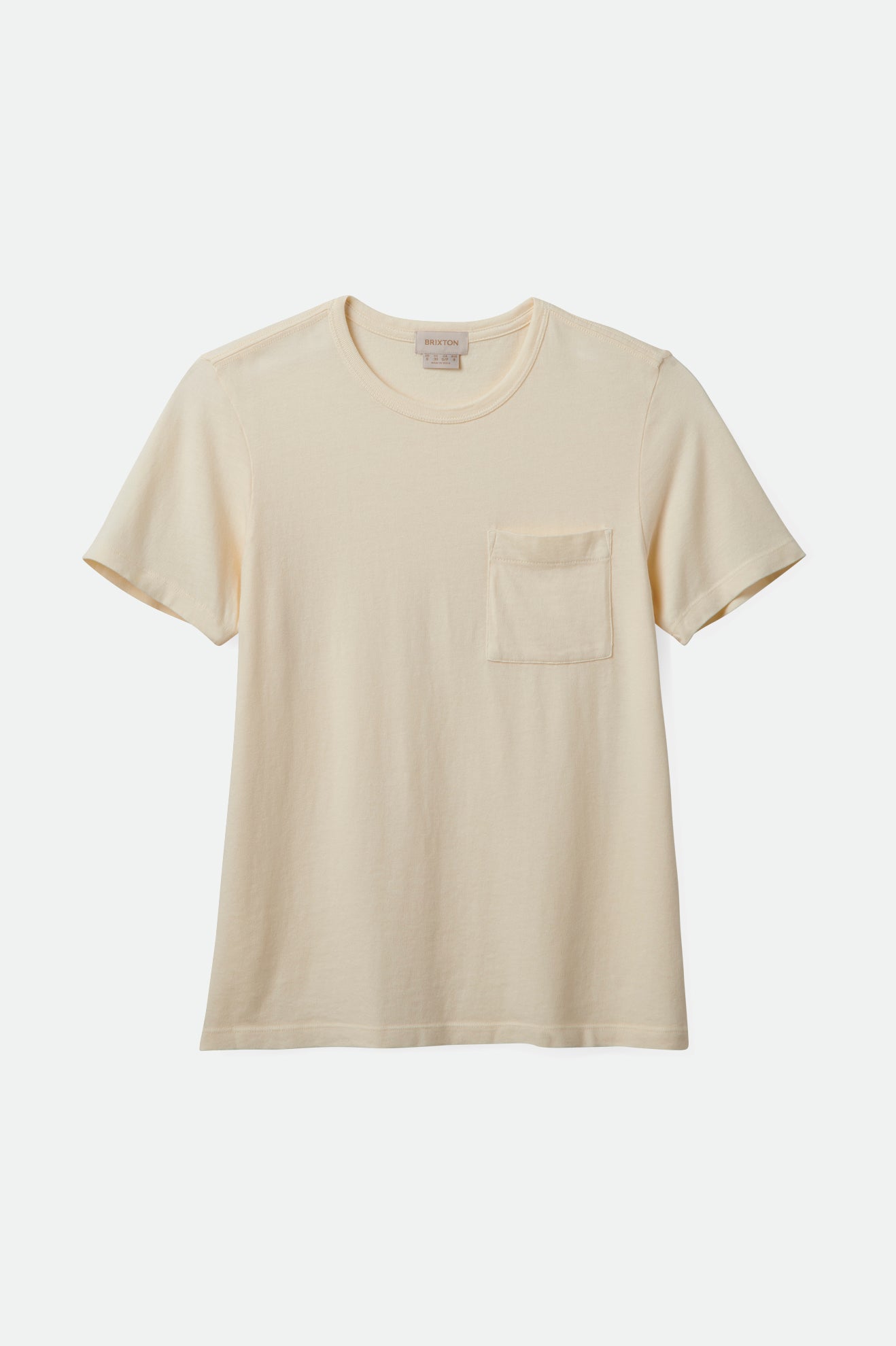 Brixton Carefree Organic Gd Perfect Te in WHITE SMOKE