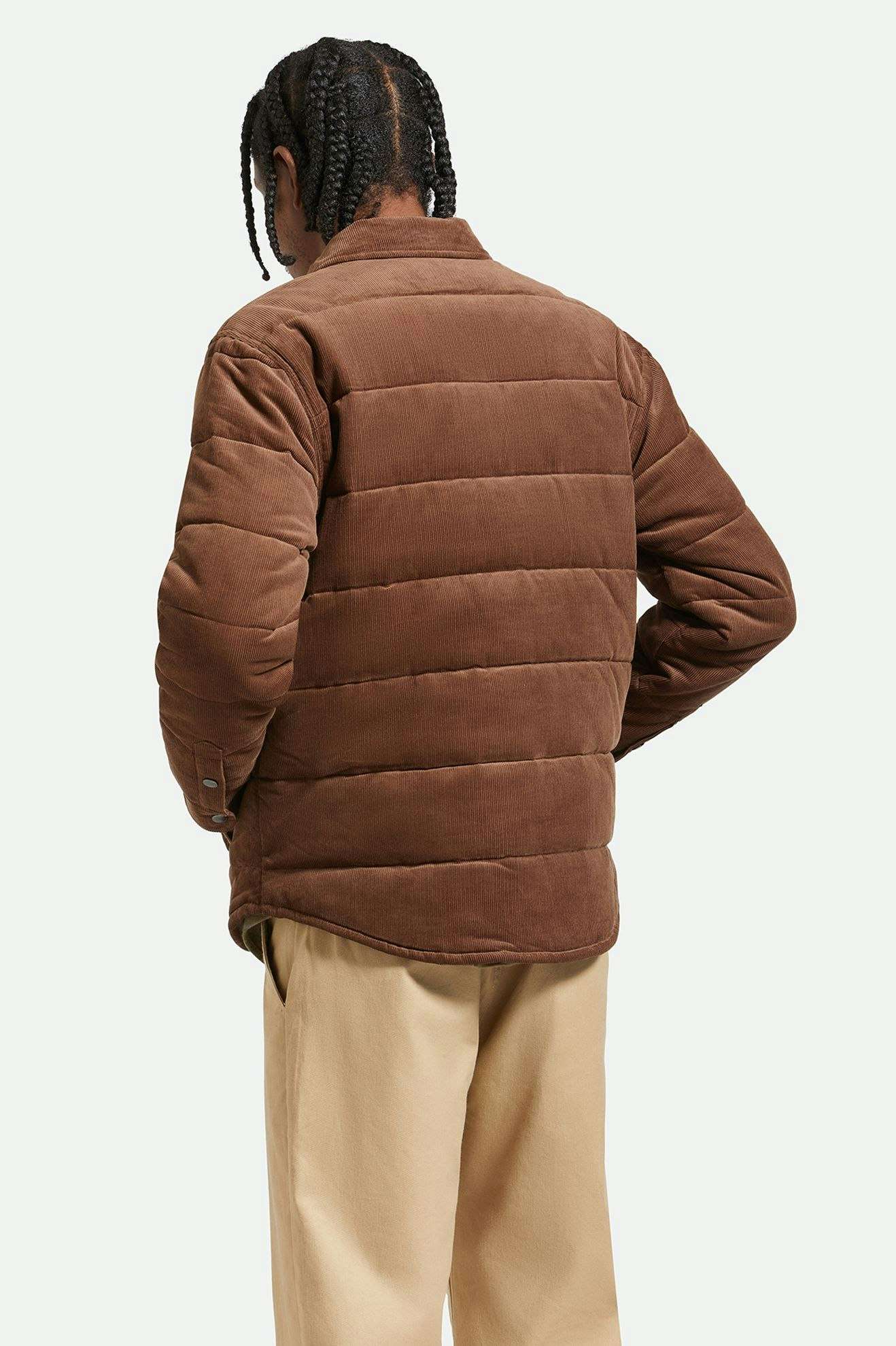 Brixton Cass Jacket in PINECONE BROWN CORD