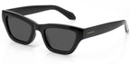 Carve Valencia Junior - Gloss black Dark Grey Polarized Lens in Single