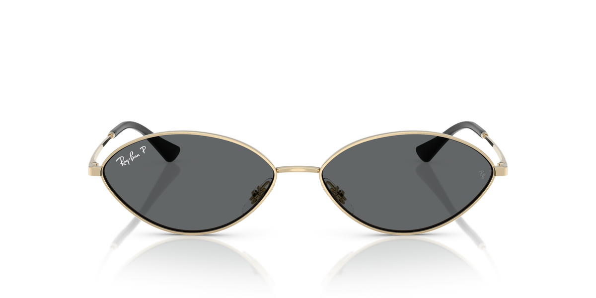 Ray-Ban® KAI PALE GOLD DARK GREY POLAR in Pale Gold