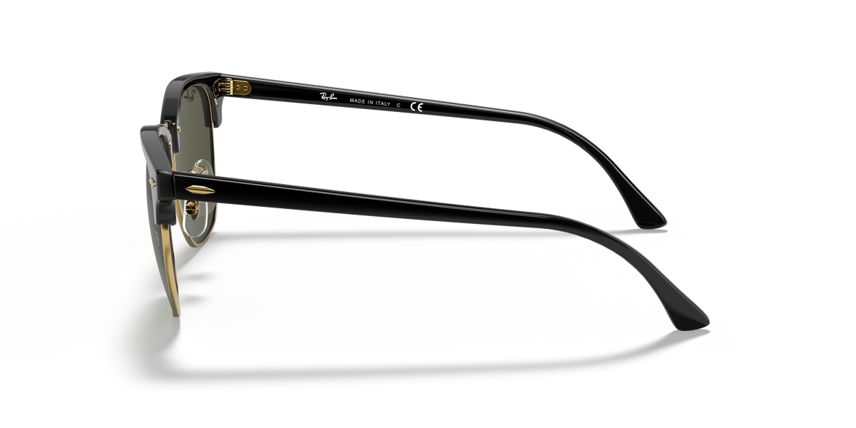 Ray-Ban® CLUBMASTER BLACK ON ARISTA G-1 in Black On Gold