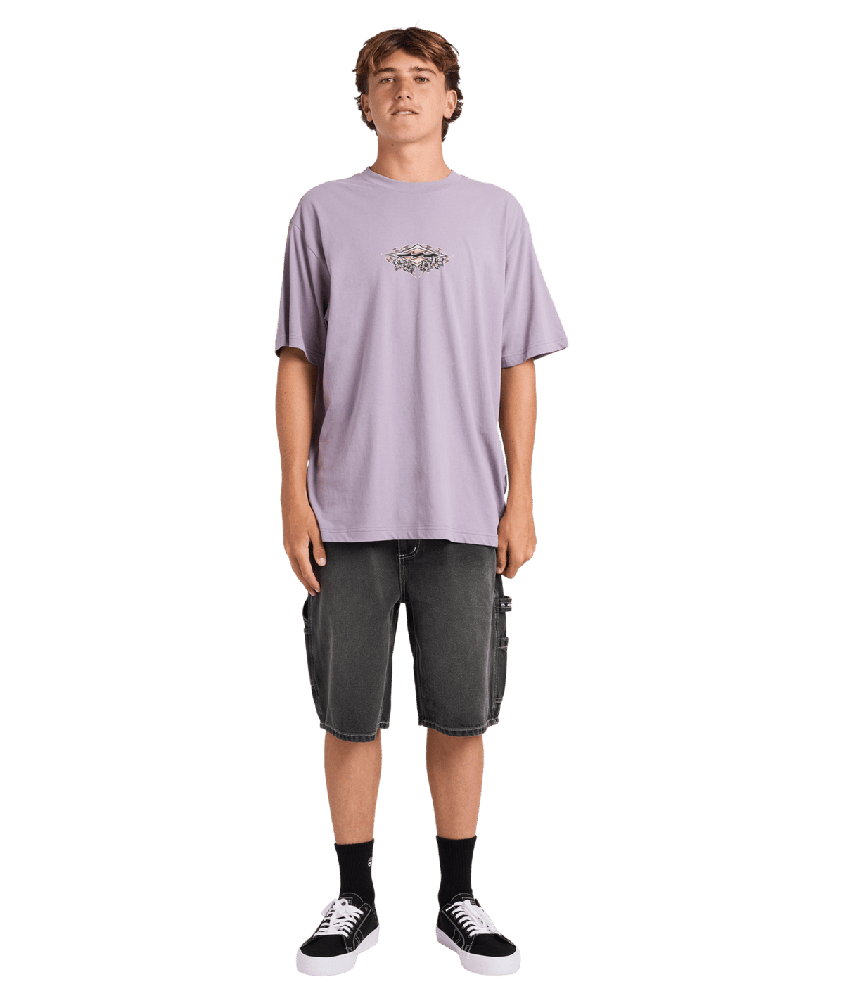 Billabong BISCUS OG SS in PURPLE ASH