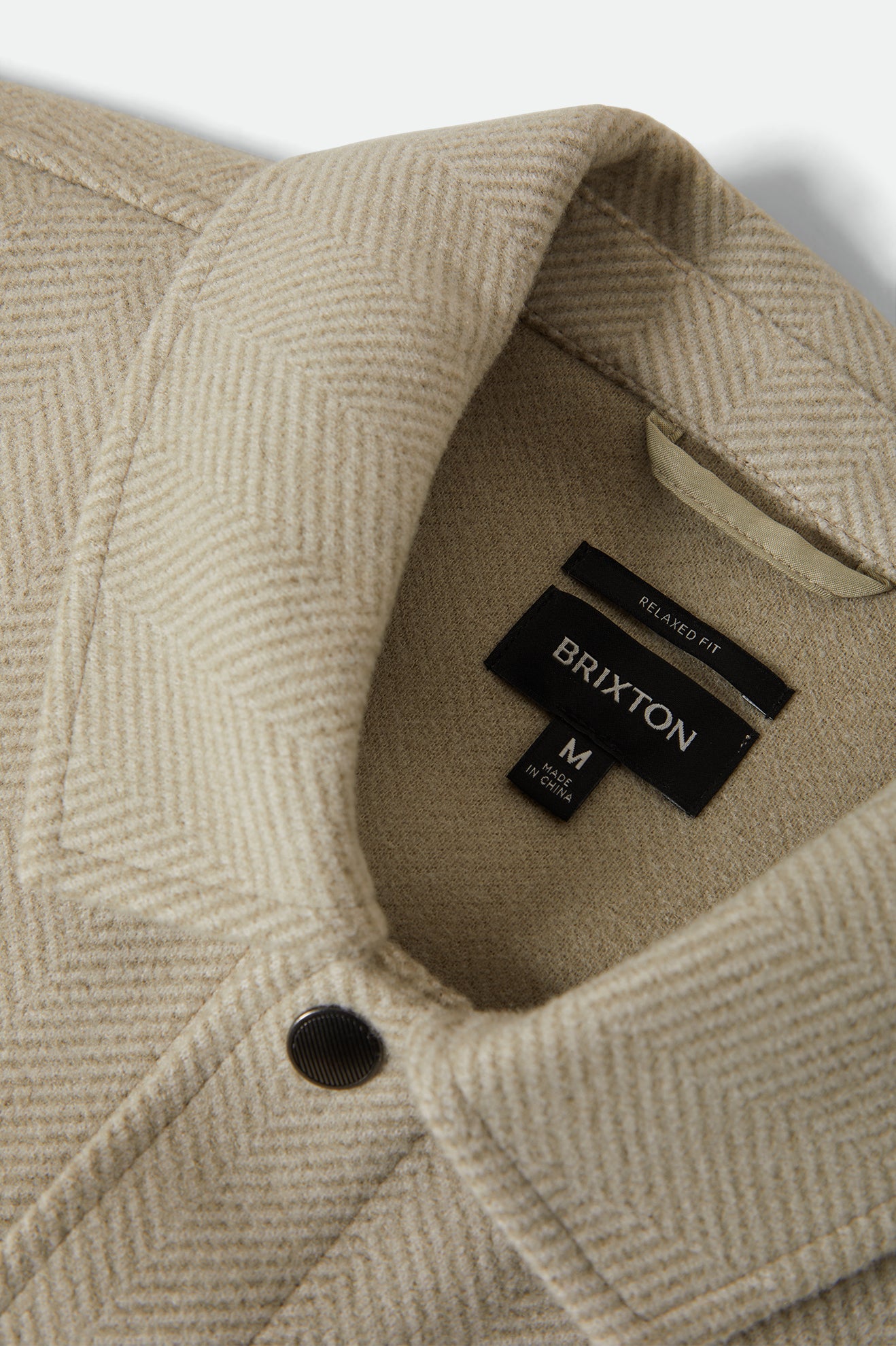Brixton Durham Brushed Menswear Jkt in BRUSHED ELM