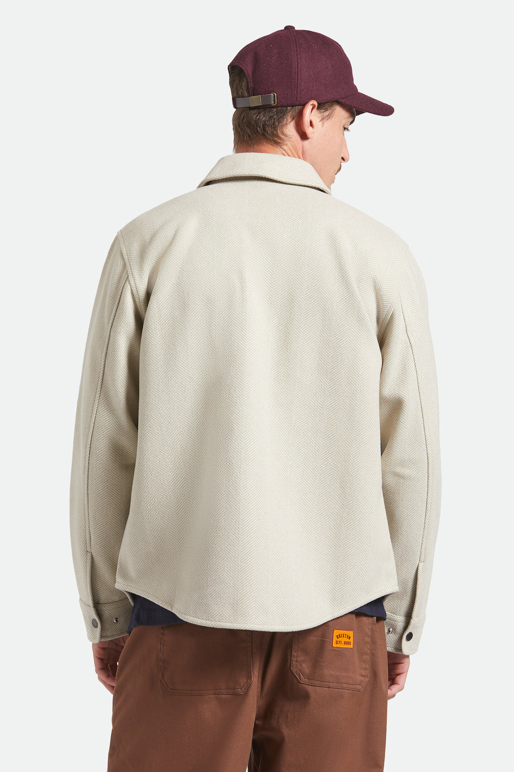 Brixton Durham Brushed Menswear Jkt in BRUSHED ELM