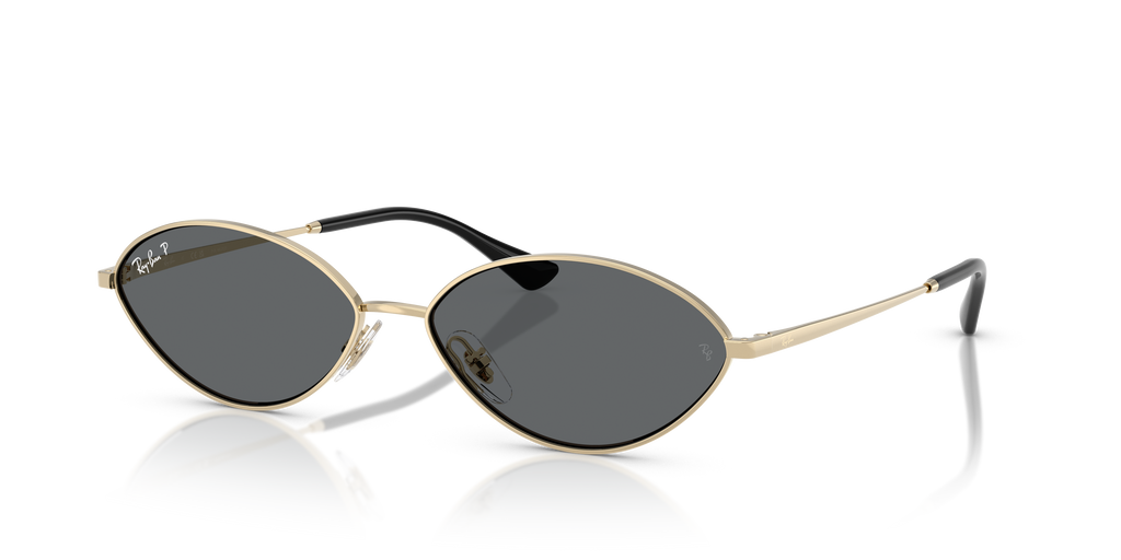 Ray-Ban® KAI PALE GOLD DARK GREY POLAR in Pale Gold