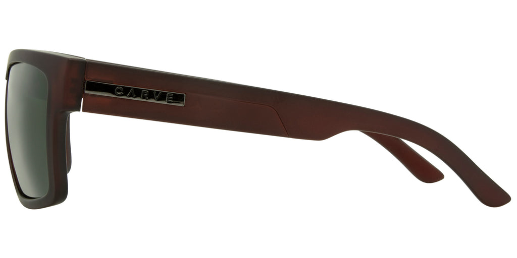 Carve VOLLEY XL - Matt translucent Brick, Green polarized in Single