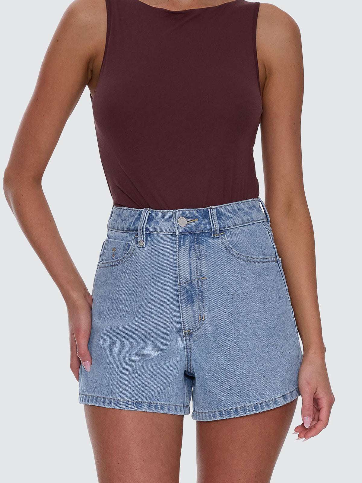 Thrills Co Erica High Rise Short - Ageless Blue in Ageless Blue
