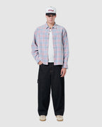 B. Cools Cabin Shirt Pink Cord Plaid in Single