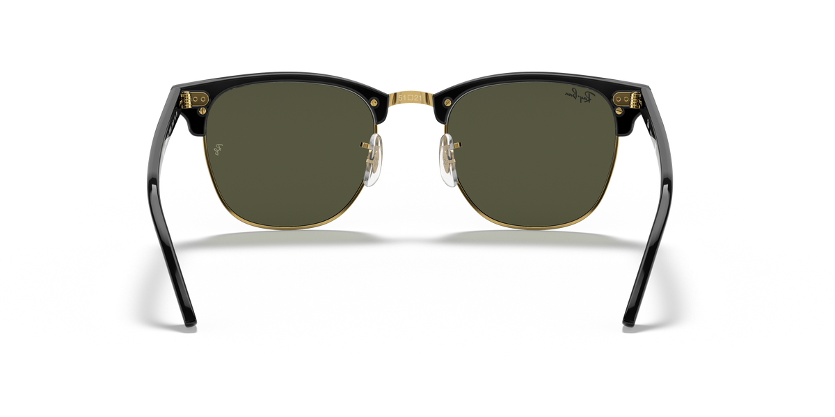 Ray-Ban® CLUBMASTER BLACK ON ARISTA G-1 in Black On Gold