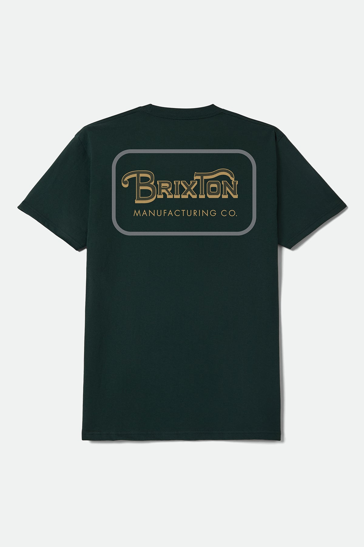 Brixton Grade S/S Stnd Tee in FOREST GREEN/WASHED COPPER/DAR