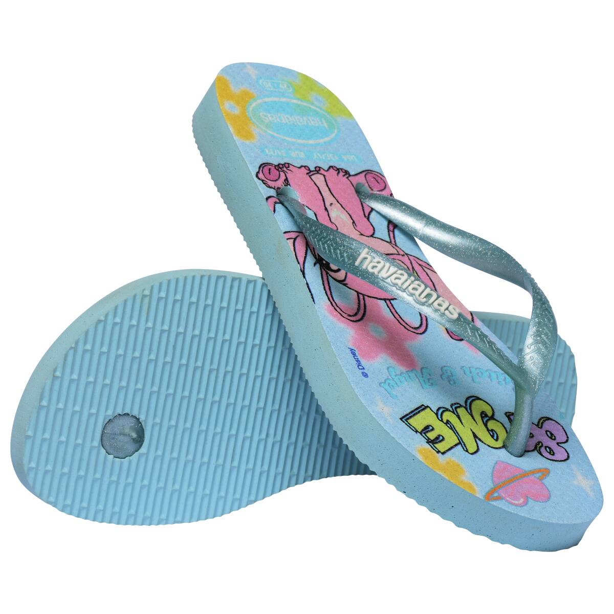 Havaianas Kids Slim Disney (Stitch) Macelo Blue in Blue