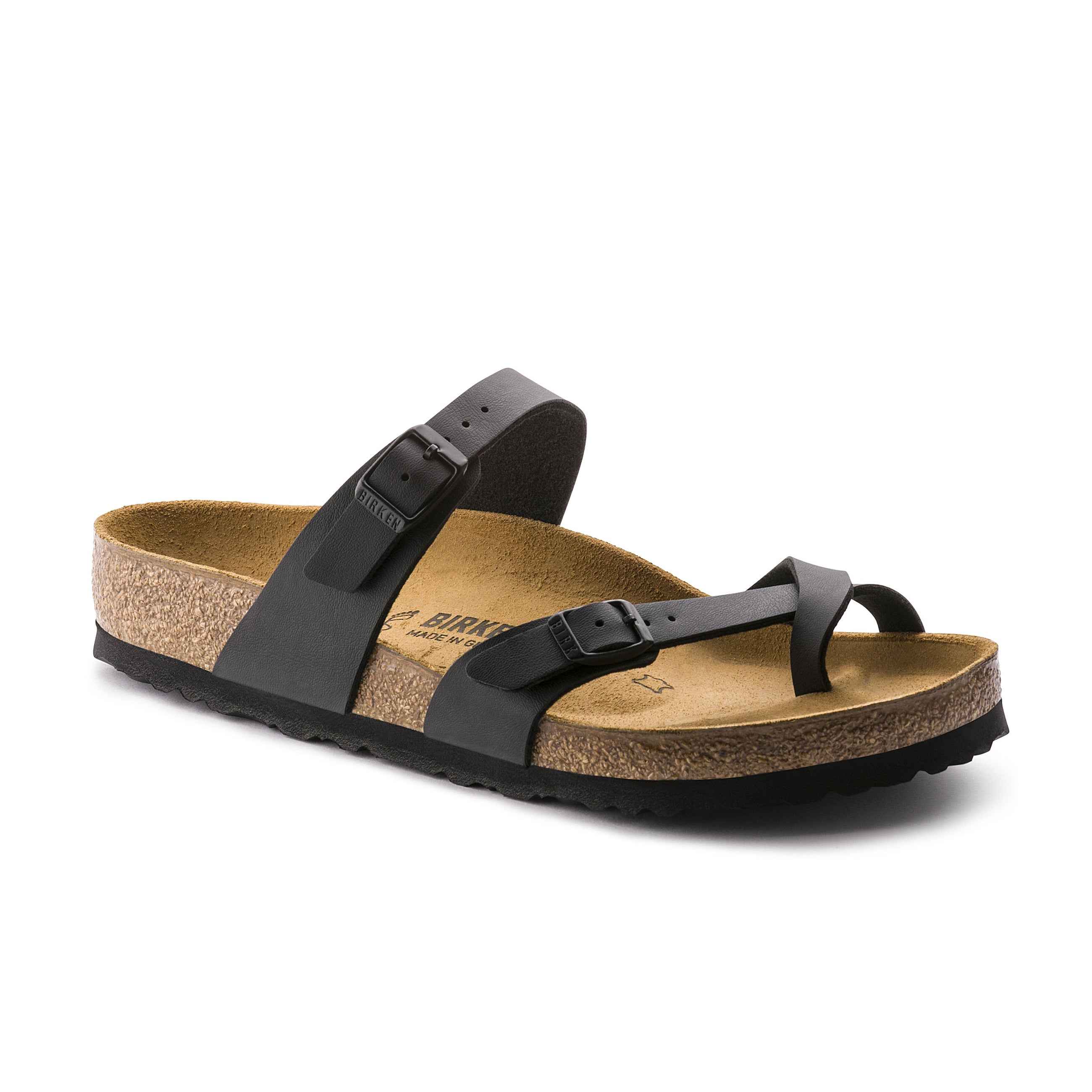 Birkenstock Mayari Black Birko-Flor Narrow in Mayari Black Birko-Flor