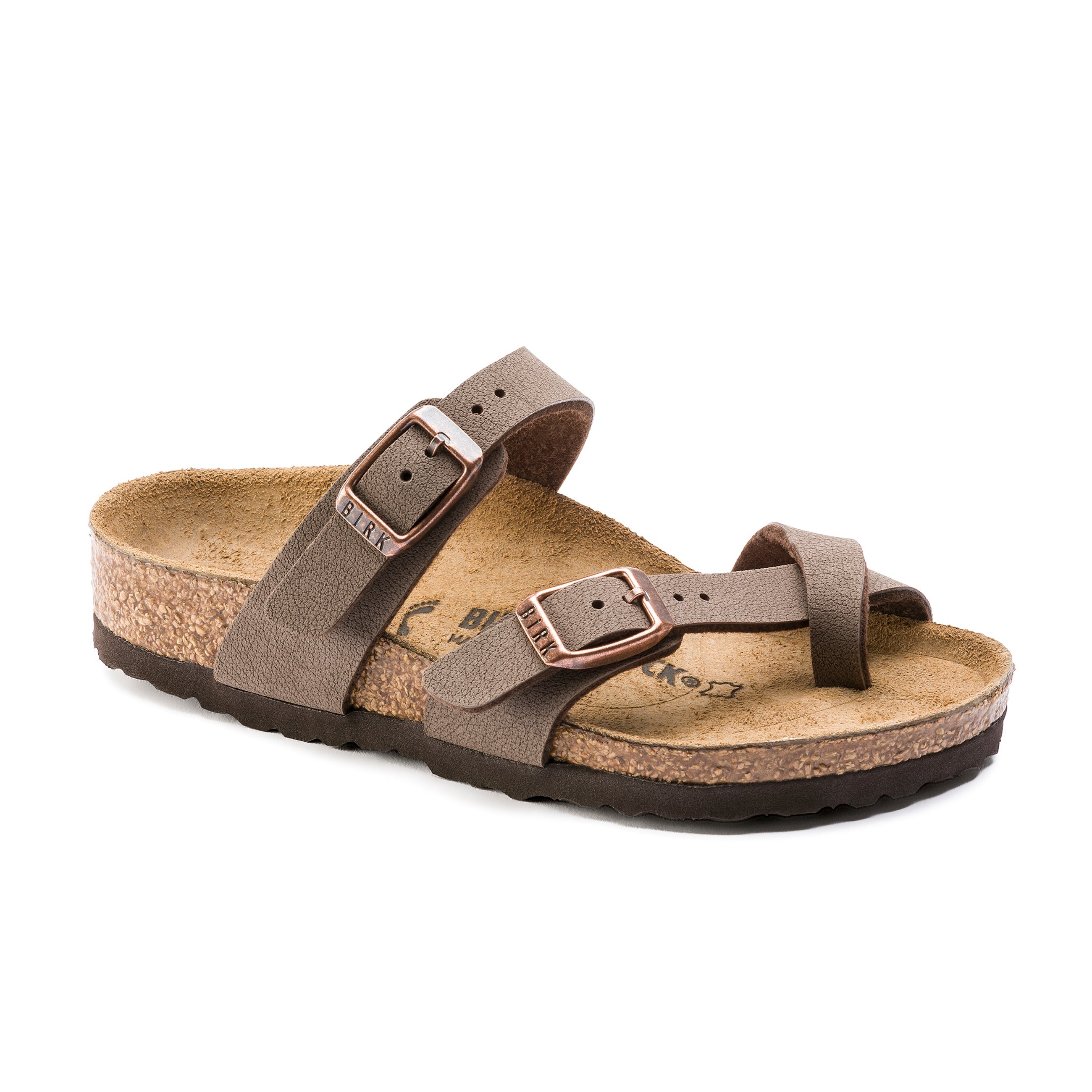 Birkenstock Mayari Kids Mocca Birkibuc Narrow in Mayari Kids Mocca