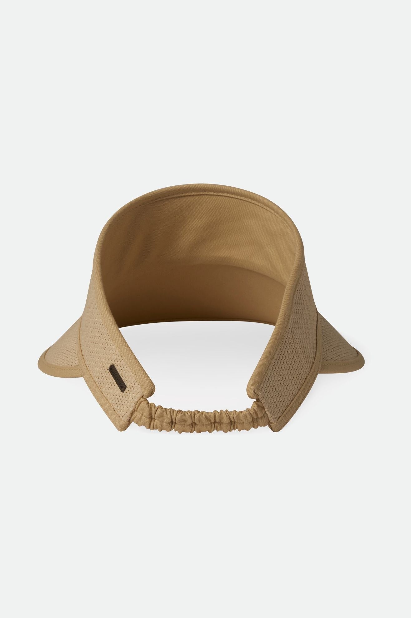 Brixton Newport Straw Visor in NATURAL/NATURAL