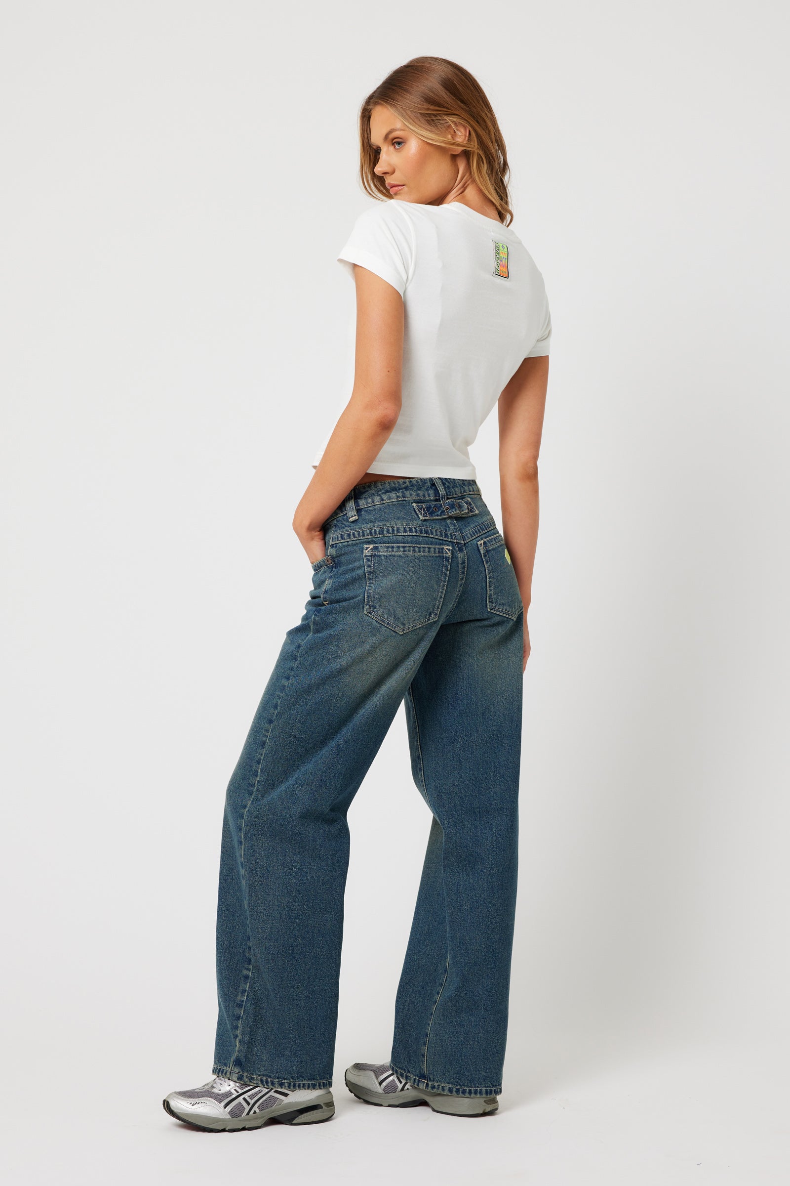 Abrand Jeans Rc 99 Baggy Zola in TINT DARK BLUE