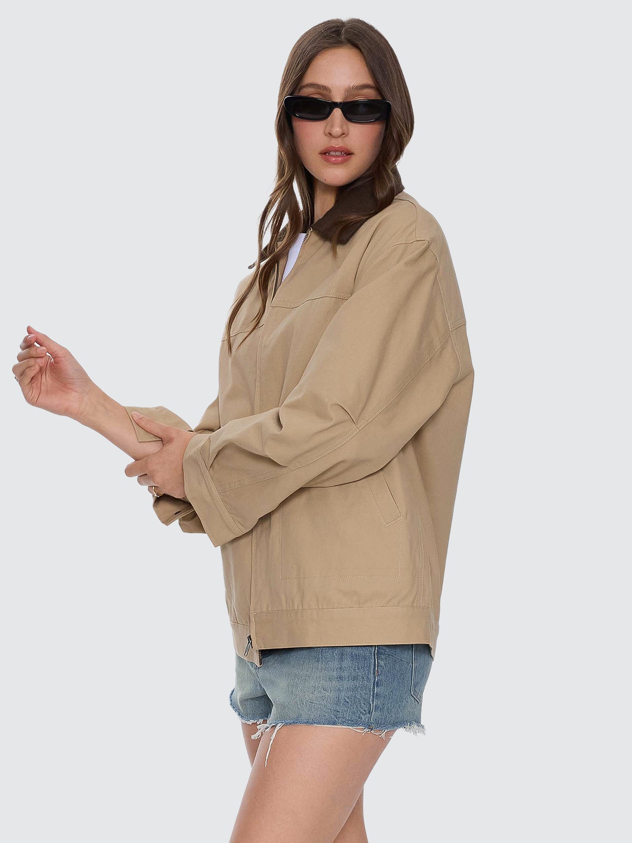 Thrills Co Robbie Chore Jacket - Camel in Camel