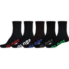 Globe Large Stealth Crew Sock 5 Pack in GREY