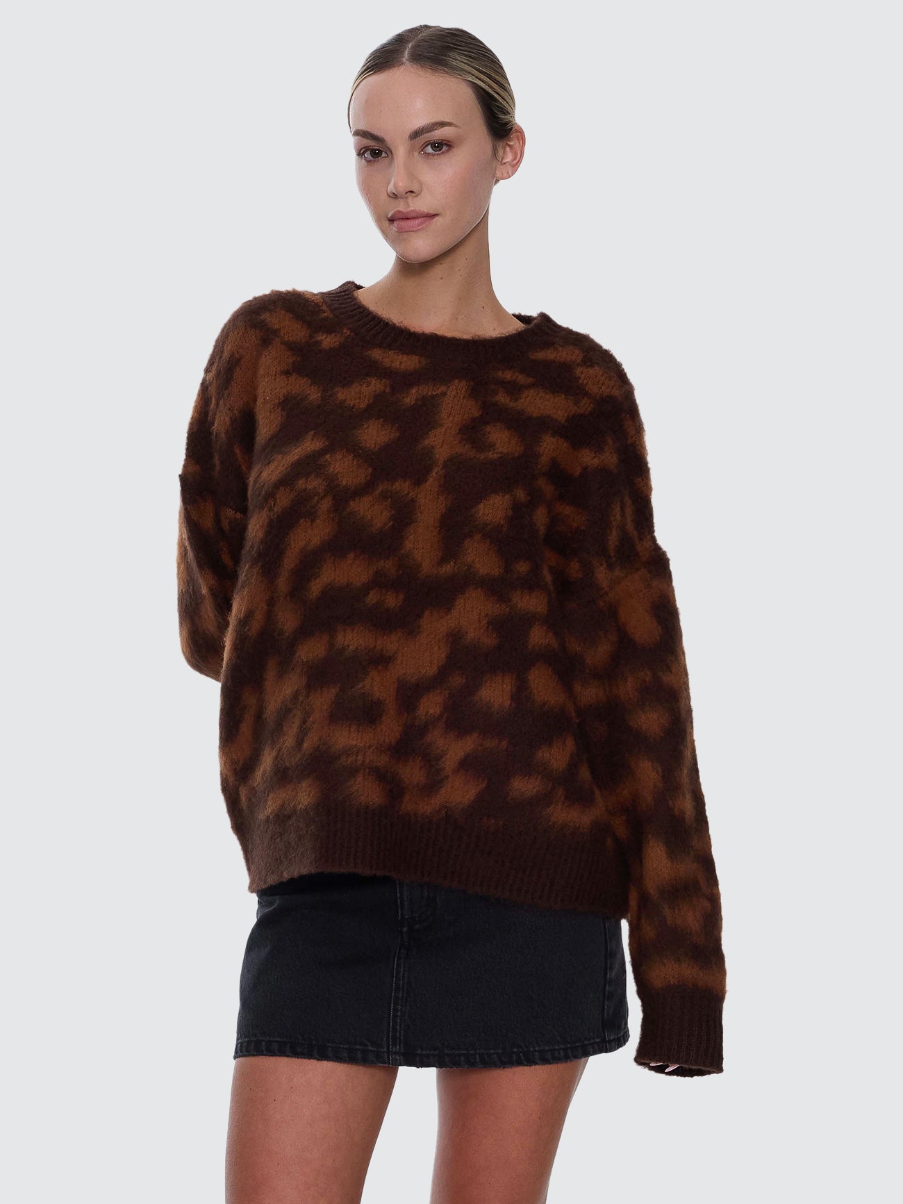 Thrills Co Smokeform Knit Sweater - Burnished Gold in Burnished Gold