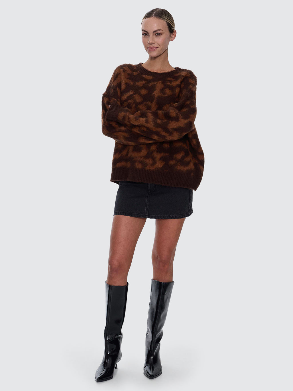 Thrills Co Smokeform Knit Sweater - Burnished Gold in Burnished Gold