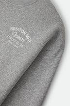 Brixton Straton Crew in HEATHER GREY