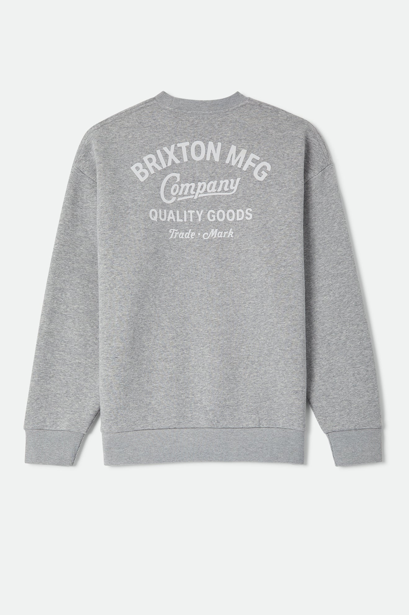 Brixton Straton Crew in HEATHER GREY