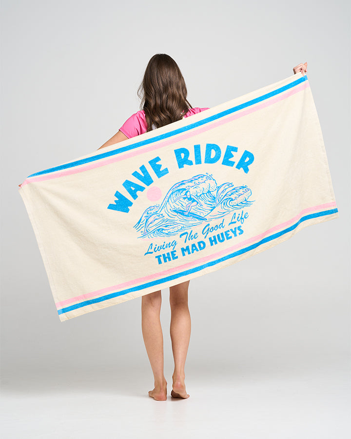 The Mad Hueys Wave Rider | Womens Surf Towel - Stone in STONE