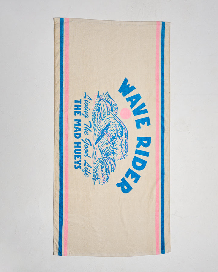 The Mad Hueys Wave Rider | Womens Surf Towel - Stone in STONE